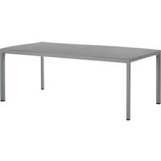 Béton Tables de Salle à Manger d'Extérieur Cane-Line Outdoor Table À Manger Drop - Noir - Gris Clair