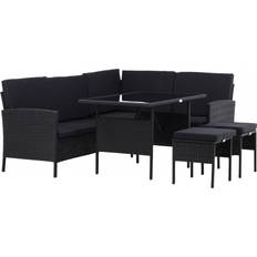 Plast Loungesæt Havemøbler Venture Design Knock hjørnesofa Loungesæt