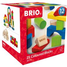 1 Bauspielzeuge BRIO 25 Coloured Blocks 30114