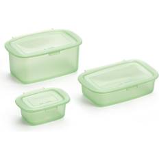 Lékué Organizzazione Cucina Lékué Set of 3 Reusable Silicone Boxes set Food Container