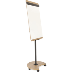 Pizarras blancas Naga Flip-Chart Natural Móvil Con Bandeja y Brazo Extensible