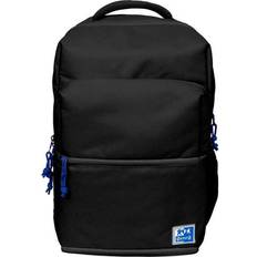 Solid Colours - Unisex School Bags Oxford B-Out School Backpack - Black/White