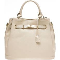 Damen Handtasche Anna Luchini Ss22-al-1762-beige Beige 36 X 29 X 17 Cm