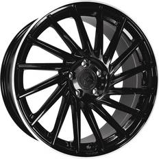 17" - 5/112 - 8" Autofelgen Keskin Kt17 Black lip polish 8x18 5x112 ET45