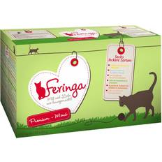 Feringa Classic Meat Menù Busta 12 x 85 g Pacco misto umido per gatto - Mix 2: (6 gusti)