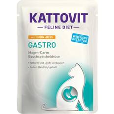 Kattovit Feline Diet Gastro Huhn & Reis 48x85g Beutel