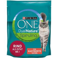 Purina ONE Dual Nature Sterilized Manzo con Spirulina Crocchette per Gatto - 3 x 1.4 kg