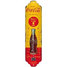 Gelb Laternen Nostalgic Art Coca Cola Thermometer 6.5 x 28 cm Laterne