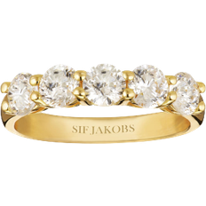 Sif belluno sølv Sif Jakobs Belluno Uno Ring - Gold/Transparent