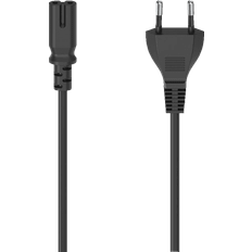 Hama Eurostecker auf 2-Pin-Stecker Doppelnut C7 Netzkabel, 5 m