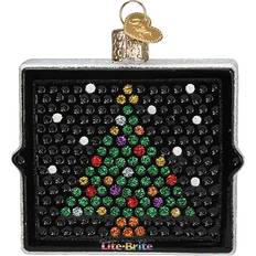 White Figurines Old World Christmas Hasbro Lite Brite Ornament Figurine