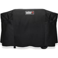 Grates, Plates & Rotisserie Weber Premium 28 in. Flat Top Griddle Grill Cover, Black