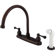 Kingston Brass KB725BL 8-Inch Centerset Kitchen Faucet Bronze, Brown