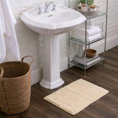 Bath Mats Mohawk Home Classic Cotton Ii Parchment White