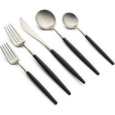 Cambridge Silversmiths Sojourn Black Satin Cutlery Set 20pcs