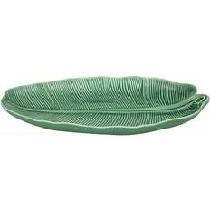 Bordallo Pinheiro Banana Leaf Skål 28 x 50,5 cm Grøn Serveringsbakke