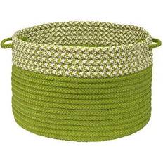 Colonial Mills Houndstooth Dipped Braided Basket