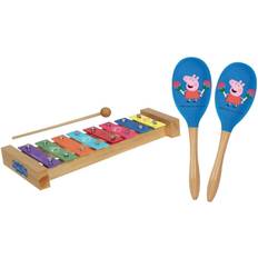 Peppa Pig Musical Toys Peppa Pig Wood Xylophone & Maracas Combo Set