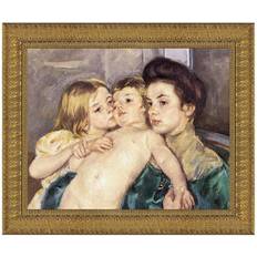 Design Toscano The Caress Canvas Replica Painting Medium Framed Art