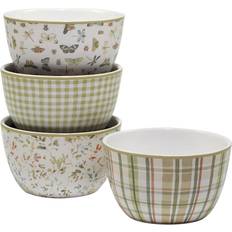 Ceramic Dessert Bowls Certified International Green Fields Set of Ice Cream Dessert Bowl 4pcs