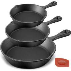 NutriChef NCCI76 Pre-Seasoned Cookware Set