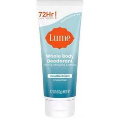 Tubes Deodorants Lume Whole Body Invisible Cream Deo Unscented 2.2oz