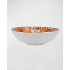 Orange Serving Bowls Vietri Melamine Campagna Uccello Large Serving Bowl