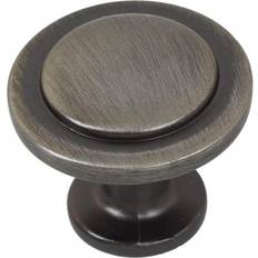 Cabinet Knobs on sale GlideRite 1-1/4 Dia Satin Pewter Classic Round Ring Cabinet