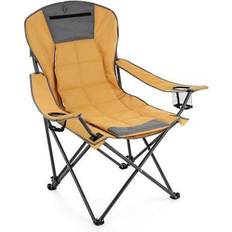 Camping Furniture ARROWHEAD OUTDOOR Hybrid 2-in1 Camping Chair Tan