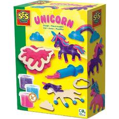 Einhorn SES Creative Knet-Set EINHORN-NEONGLITZER mit Ausstecher