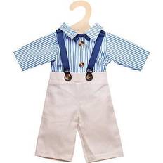 Heless Puppenkleidung BRÄUTIGAM FRANZ 35-45cm in hellblau/beige