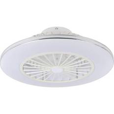 Ceiling fan and light Eglo LOVISCA Fan with LED Lights Ceiling Flush Light