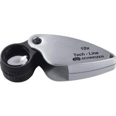Lenti d'Ingrandimento Schweizer Einschlaglupe Tech-Line Vergr. 10x Linsen-D.22,8mm Schweizer