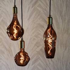 Calex Lyskilder Calex E27 dæmpbar LED-lampe G125 bronze 4W 120 lm 1800K