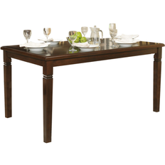 Tables Benjara Rectangular Shape Wooden Dining Table