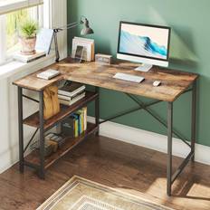 L shaped table Bestier Small L Shaped Writing Desk