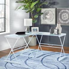 Glass corner desk Simple Janae Corner