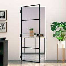 vidaXL 93x201,5 hærdet Yderdør Klart glas (90x200cm)