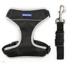 Ancol Travel & Exercise Harness Black Small 37-58cm