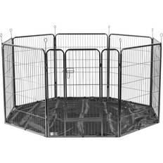 KCT Extra Large Pet Playpen with Base Heavy Duty Play Pen with Base