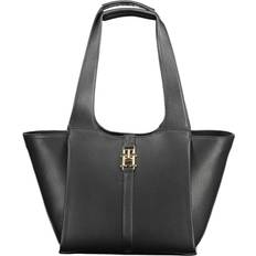 Tommy Hilfiger Plush Medium Tote Bag - Black