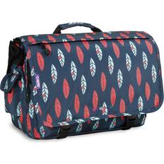 J World Thomas Laptop Messenger Bag - Navy/Red