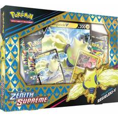 Jeux de Société Pokémon Coffret V 4 Boosters Regielek-V POEMOTU Type Électrique Extension Zénith Suprême