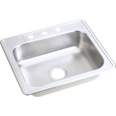 Elkay D125225 Dayton Stainless Steel Single Bowl Top Mount Sink with 5 Holes