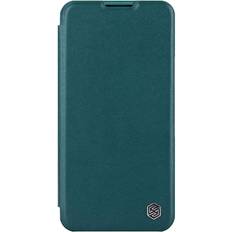 Nillkin Custodia Qin Pro in Pelle Apple iPhone 14 Plus Verde