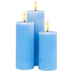Led bloklys Sirius Smilla Genopladelige Bloklys 3 LED-lys 3stk
