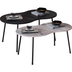 Marmor look bord VCM Mirola Marmor-Look 42 x 90 x 41 cm Sofabord