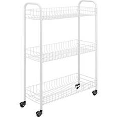 Wit Trolley Tafels Metaltex Tomado Slim Keukentrolley 23 x 56 x 84 cm