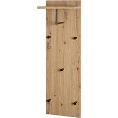 HAKU Möbel HAKU Möbel Wandgarderobe 37448 eiche Kleiderhaken