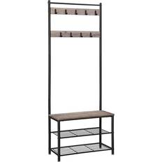 Vasagle 175cm Coat Stand Shoe Bench Clothes Rack